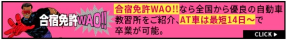 合宿免許WAO!!